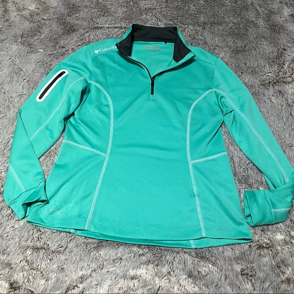 Columbia LADIES Omni-Wick Shotgun 1/4 Zip size Small - Picture 8 of 12